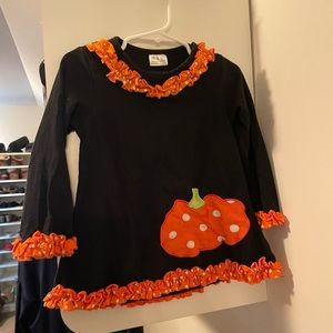 Adorable Halloween Top and Bottom Size 4